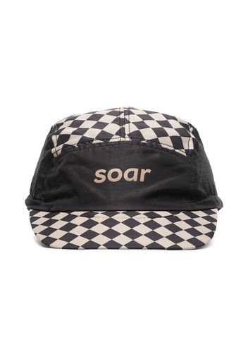 Soar Lightweight 2.0 checkered cap - Nero