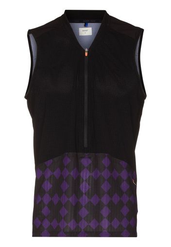 Soar race vest top - Nero