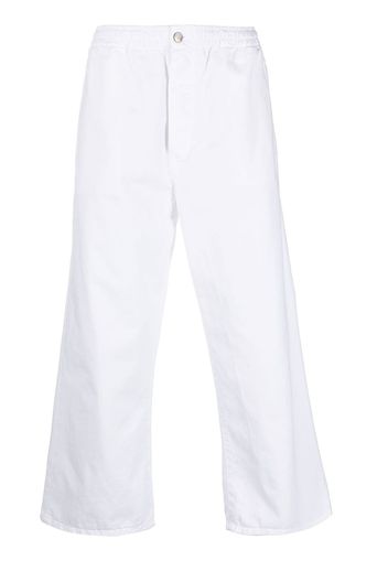 Société Anonyme Kobe elasticated waistband wide-leg jeans - Bianco