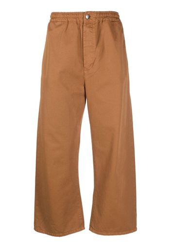 Société Anonyme Kobe elasticated waistband wide-leg trousers - Marrone