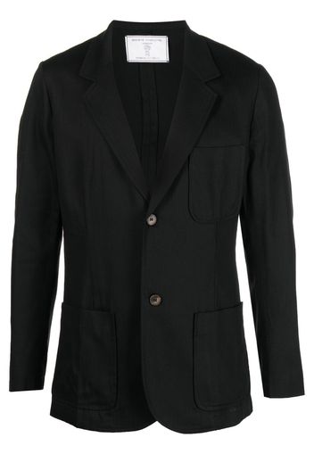 Société Anonyme Blazer monopetto con revers a lancia - BLACK PL