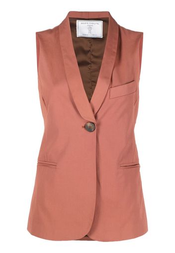 Société Anonyme single-breasted cotton waistcoat - Rosa