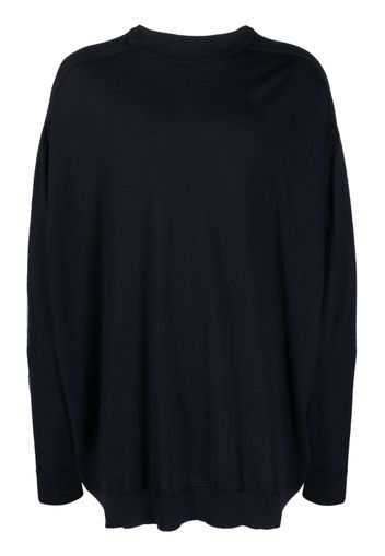Société Anonyme Sadrsa round-neck virgin-wool jumper - Blu