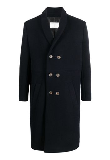 Société Anonyme double-breasted wool coat - Blu