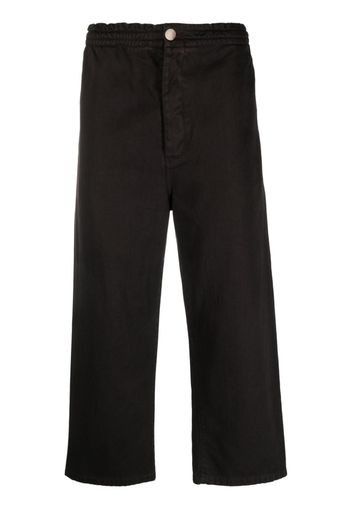 Société Anonyme Pantaloni crop a vita bassa - Marrone