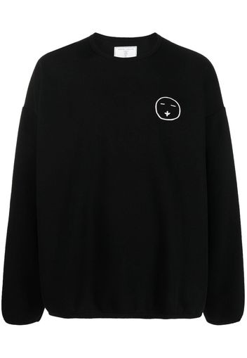 Société Anonyme graphic-print crew-neck sweatshirt - Nero