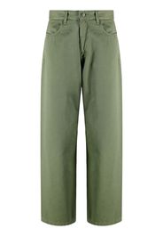 Société Anonyme mid-rise straight trousers - Verde
