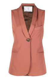 Société Anonyme single-breasted cotton waistcoat - Rosa