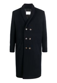 Société Anonyme double-breasted wool coat - Blu