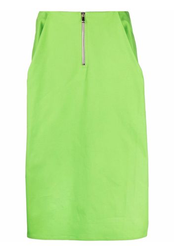 Sofie D'hoore A-line zip midi skirt - Verde