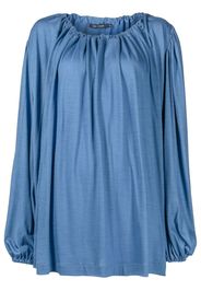 Sofie D'hoore Top con scollo arricciato - Blu