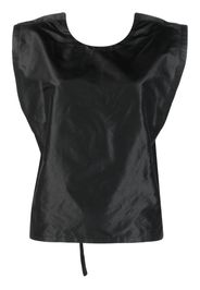 Sofie D'hoore open-back sleeveless silk blouse - Nero