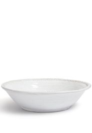 Soho Home Hillcrest leaf-detail serving bowl - Bianco