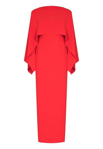 Solace London Yael boat neck dress - Rosso