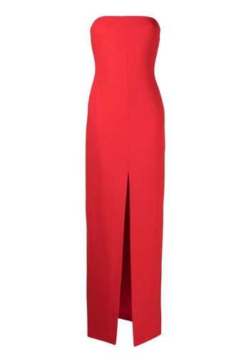 Solace London strapless maxi dress - Rosso