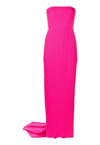 Solace London pleated strapless dress - Rosa