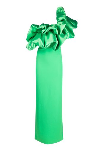 Solace London Ellis long dress - Verde