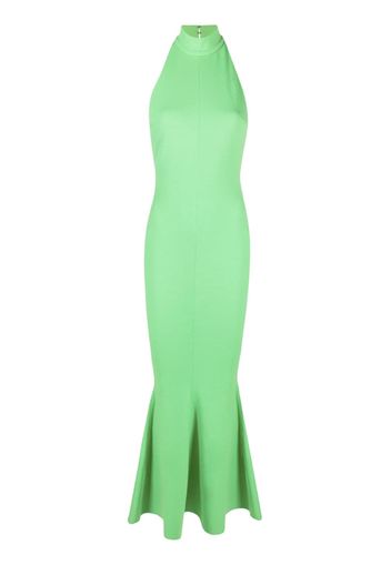 Solace London Lula halterneck evening dress - Verde