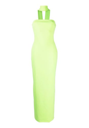 Solace London The Amari crêpe gown - Verde