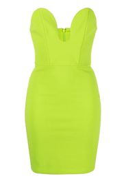 Solace London strapless sweetheart mini dress - Verde