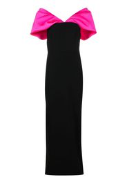 Solace London Dakota off-shoulder maxi dress - Nero