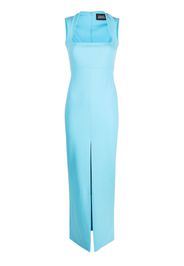 Solace London Sofia square-neck maxi dress - Blu