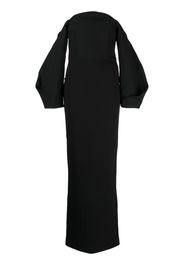 Solace London Lotta off-shoulder maxi dress - Nero