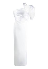 Solace London Selia one-shoulder maxi dress - Bianco