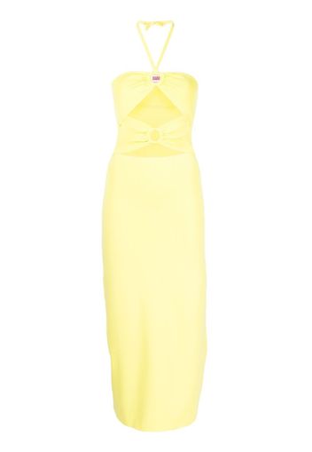 Solid & Striped The Ariana halterneck dress - Giallo