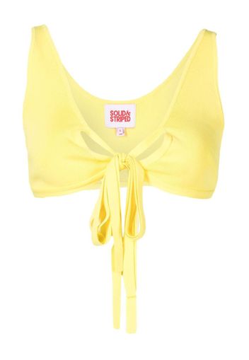 Solid & Striped The Kai bikini top - Giallo