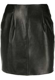 Mia leather mini skirt