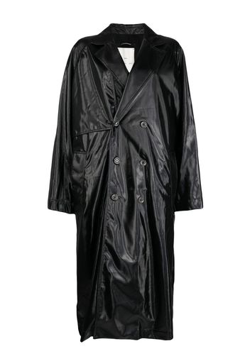 Song For The Mute oversized mid-length coat - Nero