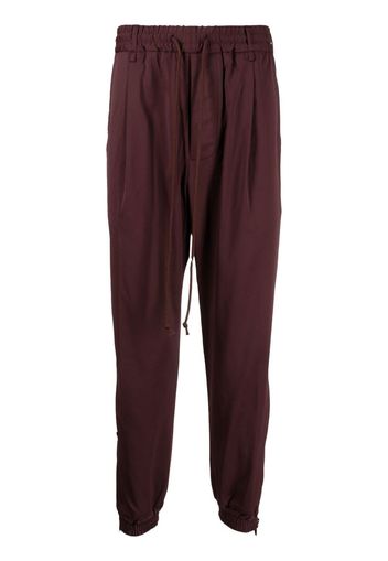 Song For The Mute drawstring-waist track pants - Rosso