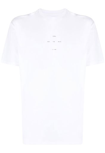 Song For The Mute graphic-print cotton T-shirt - Bianco