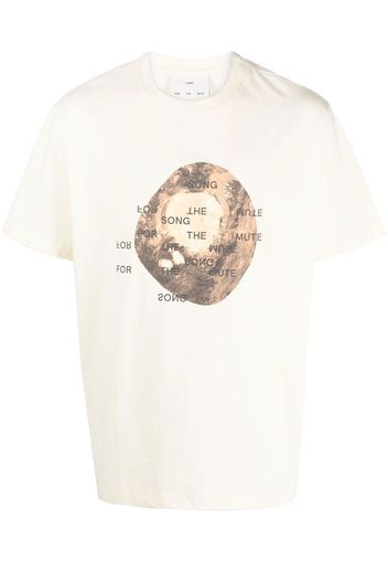 Song For The Mute graphic-print short-sleeve T-shirt - Toni neutri