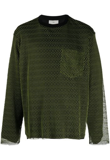 Song For The Mute layered knitted jumper - Nero