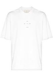 Song For The Mute logo print crew neck T-shirt - Bianco