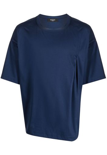 SONGZIO asymmetric cotton T-shirt - Blu