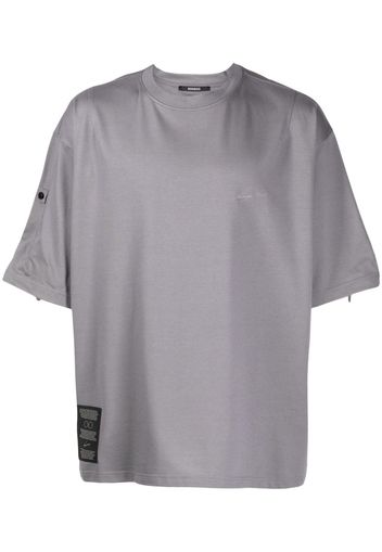 SONGZIO T-shirt con applicazione - Grigio