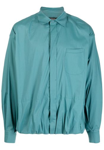 SONGZIO spread-collar long-sleeve shirt - Verde