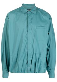 SONGZIO spread-collar long-sleeve shirt - Verde