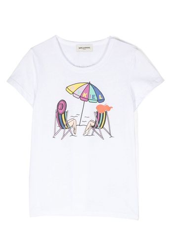 SONIA RYKIEL ENFANT T-shirt con stampa grafica - Bianco