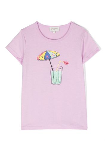 SONIA RYKIEL ENFANT T-shirt con stampa grafica - Viola