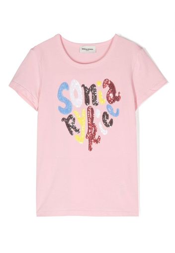 SONIA RYKIEL ENFANT T-shirt con decorazione - Rosa