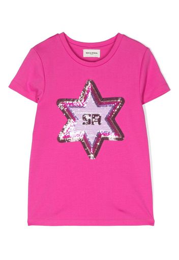 SONIA RYKIEL ENFANT T-shirt con paillettes - Rosa