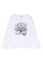 SONIA RYKIEL ENFANT Felpa con stampa grafica - Bianco