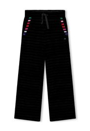 SONIA RYKIEL ENFANT Pantaloni dritti a righe - Nero