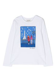 SONIA RYKIEL ENFANT T-shirt con stampa illustrazione - Bianco