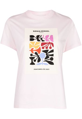 Sonia Rykiel T-shirt con stampa - Rosa