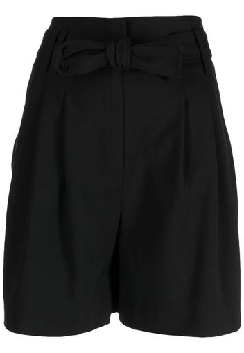 Sonia Rykiel belted high-waisted shorts - NOIRN01